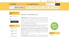 Desktop Screenshot of houselabels.com